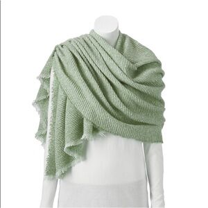 LC Lauren Conrad Light Green Textured Wrap